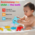 BeneFine 1-3, 16 Set& Baby Bath Toys for Kids Ages PCS Mold Free Bath Toys for Toddlers with Floating Boats,Watering