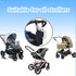 Stroller Cup Holder Compatible with Stanley, Adjustable Strap and Pouch, Accessories for 30/40oz Stanley Cup