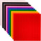 Strictly Briks 12 Pack Classic Stackable Baseplates 6x6, Compatible with Lego, 12 Rainbow Colors