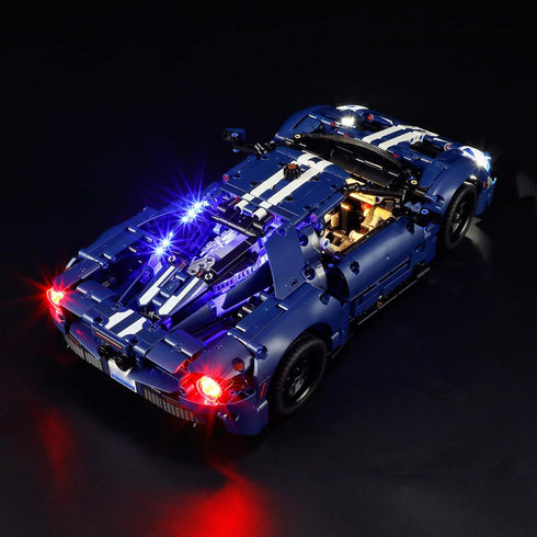 BRIKSMAX LED Lighting Kit for LEGO-42154 2022 Ford GT, Compatible with Lego Technic Model