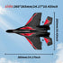 QFCST 2CH 2.4Ghz Foam Remote Control Wireless Airplanes RC Planes, Remote Control Fighter Toys, RC Fighter Jet