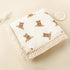 47" x40" Little Jump Cotton Muslin Swaddle Blankets with Tassel, Boho Bohimia Muslin Baby Blanket Neutral with Fringe