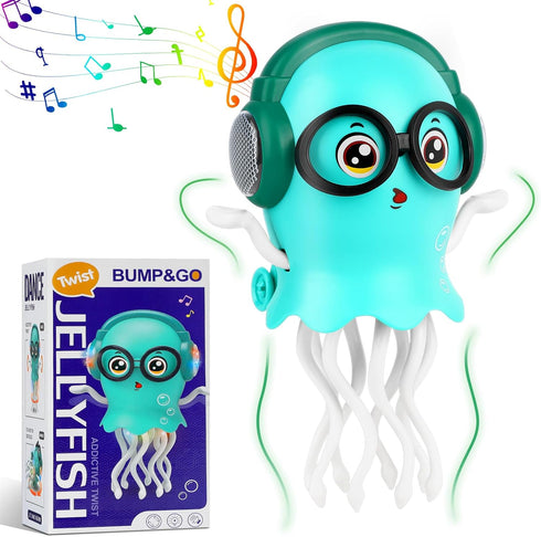 Diakud 6-12 Tummy 1st 1 2 3 4 5 6 1-3 Dancing Jellyfish Babies Toy Music Crawling Octopus Months Time Toys Magic