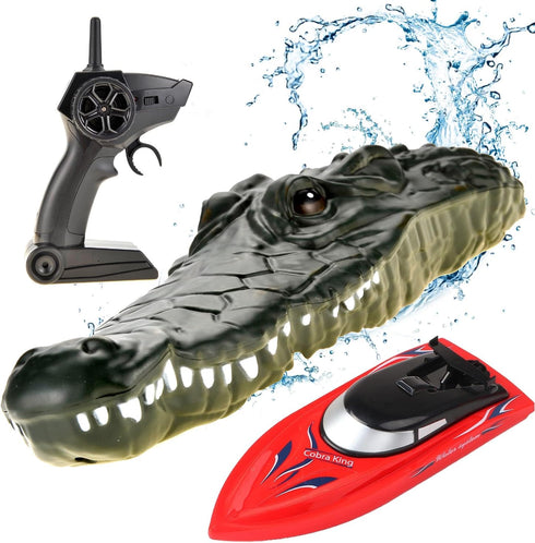 PowerTRC 2 in 1 Remote Control Speed Boat Crocodile 2.4Ghz | RC