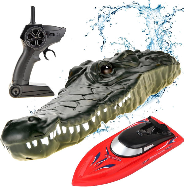 PowerTRC 2 in 1 Remote Control Speed Boat Crocodile 2.4Ghz | RC
