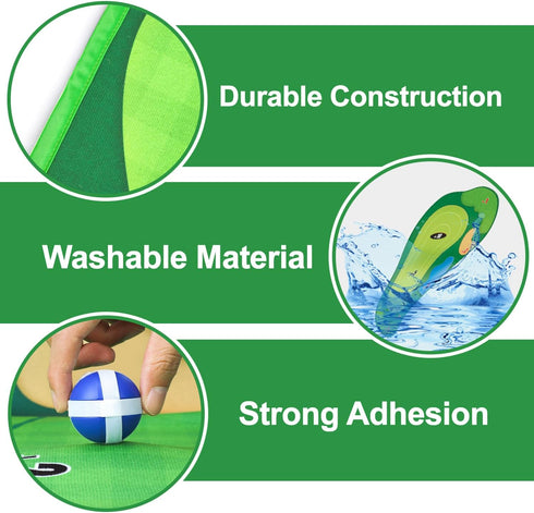 Set TOY Life Chipping Golf Game Mat Indoor Outdoor Games for Adults and Family Kids Outdoor Play Equipment Stick Chip