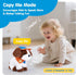12 Commands, 3+ hahaland Robot Dog Realistic Interactive Plush Kids Toy Voice Controlled Talking Acts Like a Real Puppy