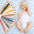 Personalized Fabric Pacifier Clips with Name for Babies