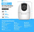 Amcrest 1080P ASH21-W WiFi Camera Indoor, Nanny Cam, Dog Camera, Sound & Baby Monitor, Human & Pet Detection