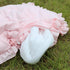 Tummy 39.3"Pink Soft Cotton Baby Play Mat Nursery Rug Infants Floor Princess Time Mat Thin Cushion Crawling Carpet