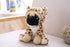 Cute Pug Dog Stuffed Animal | Brown Panther Plush Toy in Leopard Costume, 12 Inch Soft Pug Toy for Kids