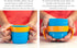 Easy Learn Drink and Snack Set – Toddler Straw Learning Cup, Silicone Baby Cup, Training Straw Cup for Baby + Toddler