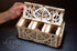 UGears 3D Puzzle Wooden Card Holder for 12 Sets of Playing Cards - Unique Mechanical Devices for Board Games