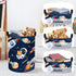 63L Space Rockets Laundry Hamper Cartoon Astronaut Large Storage Basket Planet Collapsible Parents Organizer Boys
