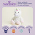 warmies Microwavable & Weighted Stuffed Animals, White Unicorn - Heated Stuffed Animal Plushie for Warmth & Comfort