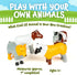 Magnetic Mix or Match Farm Animals Toy Play Set, 16 Pieces