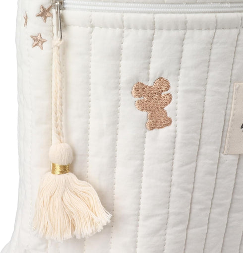 Diaper Bag Tote, Travel Diaper Tote, Multifunction Baby Bag for Bottle Wipes Pacifier, Little Bear