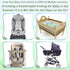 Suzile 2 Pcs Baby Gel Car Seat Cooler Pad, Universal Breathable Stroller Cooling Mat