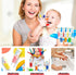 Set, 25 Set, 1-3 Funto Kids Washable Finger Paint PCS Non Toxic Art Painting Supplies for Baby, Includes Finger Paint