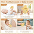 3-6 0-12 MCGMITT Baby Teething Toys for Months, Easy Grasp Silicone Infant Rattle Teether Toy for Months, BPA-Free Food