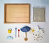 Be Good Company 8 10 8 Executive Sandbox - Beach Themed Zen Garden - Desktop Stress Relieving Office Decor - Includes x