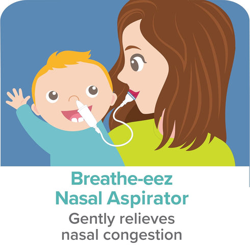 Talbot's Set Dr. Baby Nose and Ear Care - Breathe-EEZ Nasal Aspirator and Nose and Ear Cleaner Tools for Babies - Baby