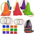 Outdoor Toys for Kids, Bead Bags for Tossing, Ring Toss Party Games, Obstacle Course, Backyard Games for Toddlers 3-5