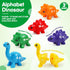 Matching Letters Dinosaur Toy, Double-Sided ABC Letters Match Game for Preschool, Educational Learning Toy for Toddlers