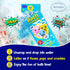 12 Pack, SWCANDY Bath Crackles for Kids Toddler Boys Bath Toys Nontoxic & Fragrance-Free a Unique Kids, Swirl Water