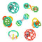 Bright Starts Soothers & Shakers 7pc Gift Set - BPA-Free Baby Rattles,
