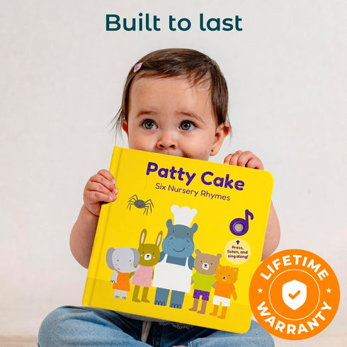 Cali's Books Patty Cake Nursery Rhymes, Interactive Sound Book for 1 Year Old, Perfect Gifts for Toddlers