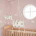 BWESOO White Bedside Hanging Bags Milk Bottle Bib-Storage Crib Organizer Baby Nappy-Dormitory Bed-Bunk Organizing Bag