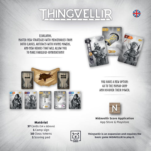 Nidavellir: Thingvellir Expansion | Strategy Game for Teens and Adults | Ages 10+ | 2 to 5 Players | 45 Minutes