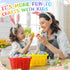 50 Wenqik Pcs Plastic Easter Baskets for Kids Bulk Easter Egg Baskets Empty Easter Plastic Buckets for Kids with Handle