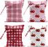 VBCVBGFH 4 Pack Cute Cherry Checkered Wet Bag Waterproof Washable Reusable Wet Dry