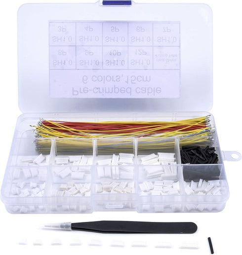 Readytosky SH1.0 Connectors and Pre-Crimped Cables, 15cm Wire for SPRacing F3 Omnibus F4 Pro