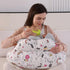 BATTOP Nursing Pillow for Breastfeeding with Removable Covers, PlusSize Breastfeeding Pillows for Mom, Bottle Feeding
