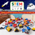 POPULAR PLAYTHINGS Magnetic Mix or Match Vehicles, Space, White, Standard