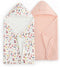 david's kids 2 Pack Hooded Baby Towels, Large 32"x32", 6 Layer 100%