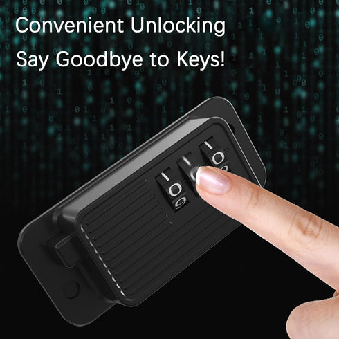 Heavy Duty Combination Refrigerator Lock (1 Pack) - Baby Proofing Cabinet Locks for Fridge, Drawers, Windows, Child