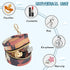 YETTASBIN Vintage Western Cowboy Portable Pacifier Holder Case with Metal Hook Buckle & Zipper for Diaper Bag