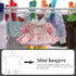 5 Sets Mini Doll Hanger Accessories, Little Hangers for 18 Inch Dolls, Iron Baby Clothing Support