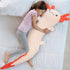 MaoGoLan Giant Axolotl Plush Stuffed Animal, Huge Pink Axolotl Body Pillow for Kids and Adults