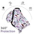 Car Seat Cover Baby, Infant Car Seat Canopy Covers for Newborn Girls Boys, Soft Breathable Mink Carseat Covers Stretchy