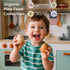 Set 6-Piece Tiny Land Wooden Egg Toy for Kids Pretend Play Food with Cutting Eggs, Fried Egg & Realistic Carton