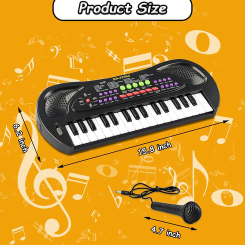 EKKBHKI 32 3-8 Keys Kids Piano Keyboard Toys, Multifunction Keyboard for Kids - Children Early Learning Educational