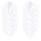 Touched by Nature Unisex Baby Organic Cotton Bandana Bibs, White, One Size