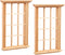 2 Pcs Mini Furniture Doll House Miniature Window Frame Model Decoration