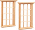 2 Pcs Mini Furniture Doll House Miniature Window Frame Model Decoration