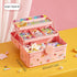 Hair Accessories Organizer for Girls Headbands, Clips, Ties,Baby Girl Supplies, Lockable Three-layer Folding Craft